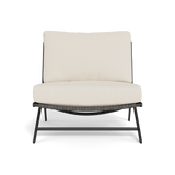 Loop Easy Chair | Aluminum Asteroid, Siesta Ivory, Wicker Grey