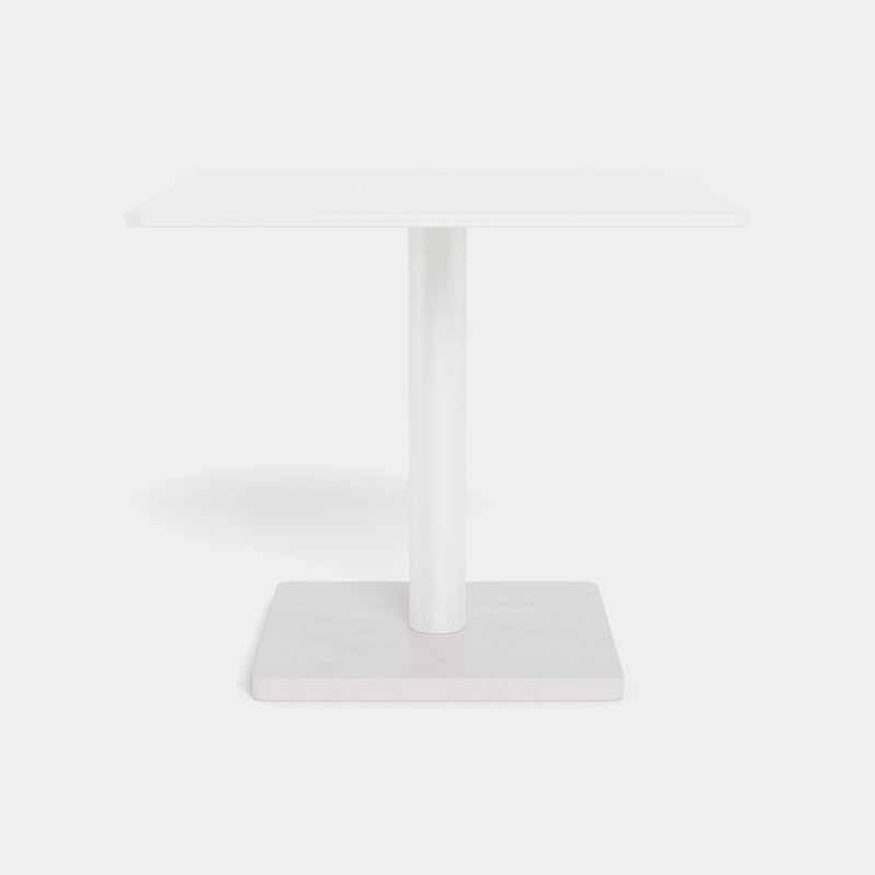 Madison Square Side Table | Aluminum Asteroid, Granite Black,