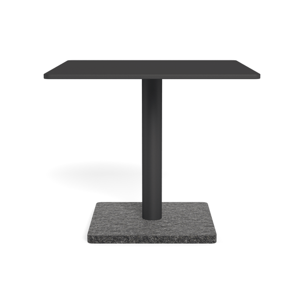 Madison Square Side Table | Aluminum Asteroid, Granite Black,