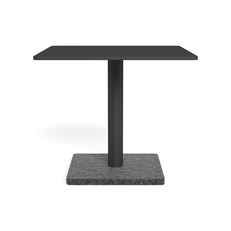 Madison Square Side Table | Aluminum Asteroid, Granite Black,