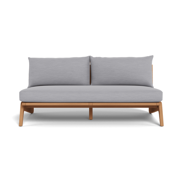 Mlb 2 Seat Armless Sofa | Teak Natural, Panama Cloud,