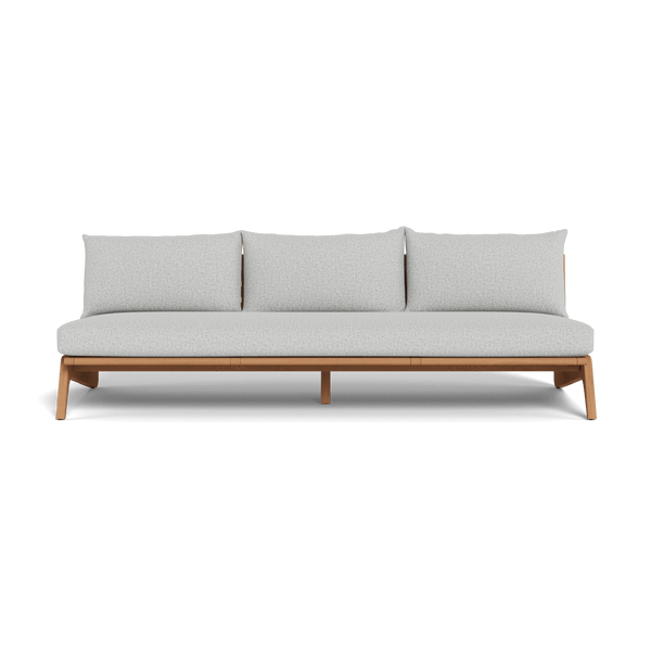 Mlb 3 Seat Armless Sofa | Teak Natural, Copacabana Sand,