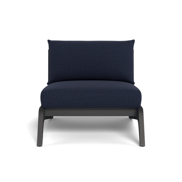 MLB Aluminum Easy Chair | Aluminum Asteroid, Siesta Indigo,