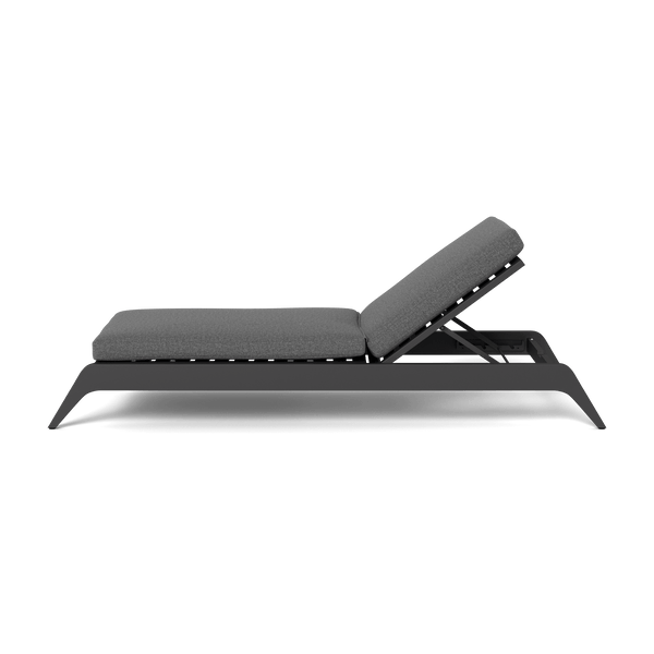 MLB Aluminum Slatted Sun Lounge | Aluminum Asteroid, Siesta Slate,
