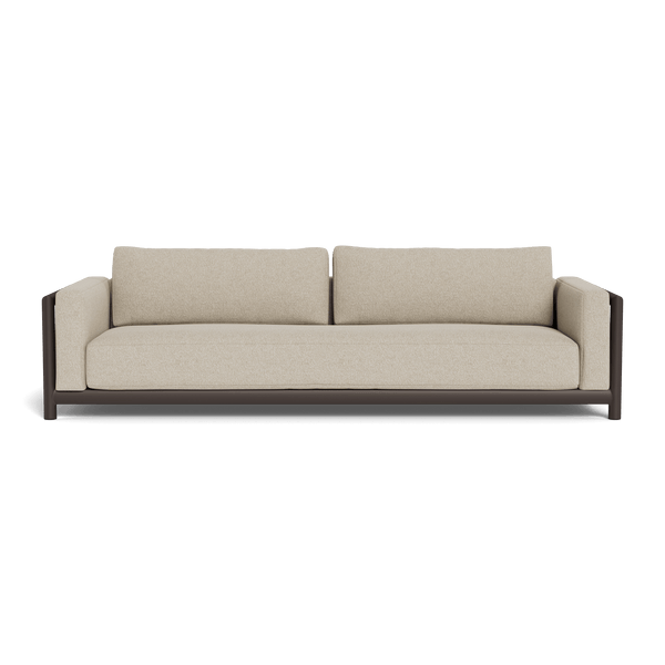 Moab Sofa 108" | Aluminum Bronze, Siesta Taupe,