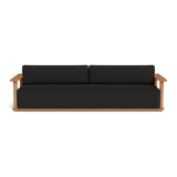 Newport 3 Seat Sofa | Teak Natural, Copacabana Midnight, Batyline White
