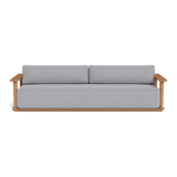 Newport 3 Seat Sofa | Teak Natural, Panama Cloud, Batyline White