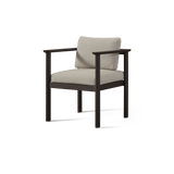 Newport Aluminum Dining Chair | Aluminum Bronze, Siesta Taupe,