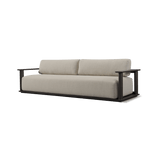 Newport Aluminum Sofa 108" | Aluminum Bronze, Siesta Taupe,