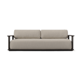 Newport Aluminum Sofa 96" | Aluminum Bronze, Siesta Taupe,