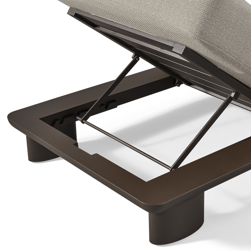 Newport Aluminum Sun Lounge | Aluminum Bronze, Siesta Taupe,