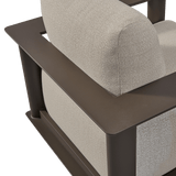 Newport Aluminum Swivel Lounge Chair | Aluminum Bronze, Siesta Taupe,