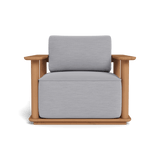 Newport Lounge Chair | Teak Natural, Panama Cloud, Batyline White