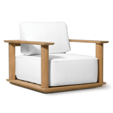 Newport Teak Lounge Chair | Teak Natural, Panama Blanco,