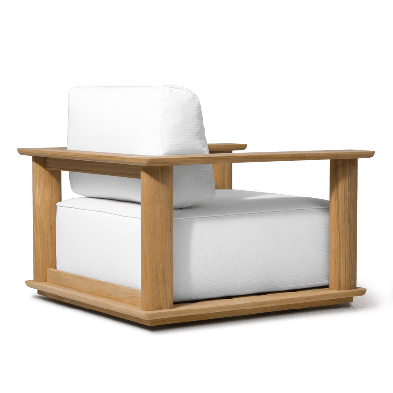 Newport Teak Lounge Chair | Teak Natural, Panama Blanco,