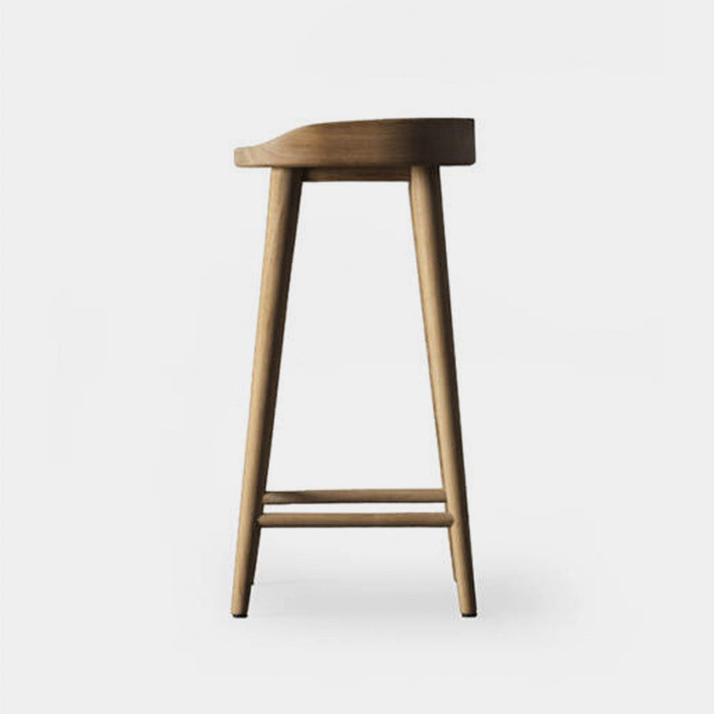 Noosa Backless Bar Stool | Teak Natural, ,