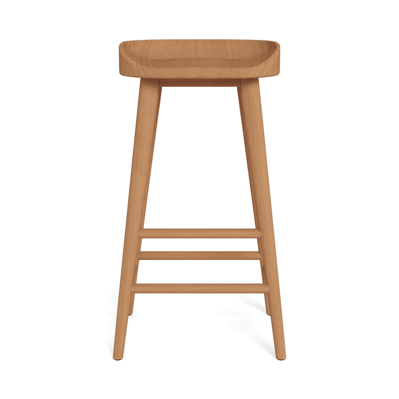 Noosa Backless Bar Stool | Teak Natural, ,