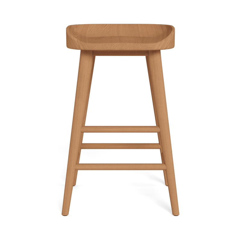 Noosa Backless Counter Stool | Teak Natural, ,