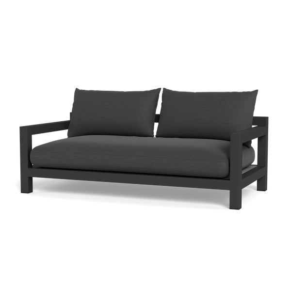 Pacific Aluminum 2 Seat Sofa | Aluminum Asteroid, Panama Grafito, Batyline Silver