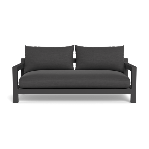 Pacific Aluminum 2 Seat Sofa | Aluminum Asteroid, Panama Grafito, Batyline Silver