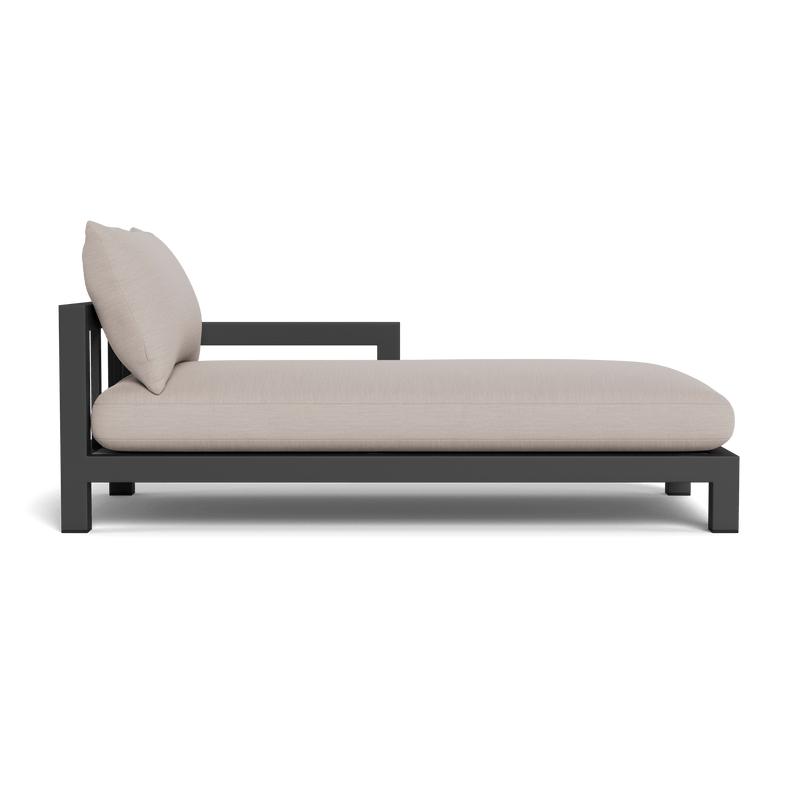 Pacific Aluminum Chaise | Aluminum Asteroid, Panama Marble, Batyline Silver