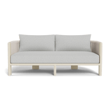 Palm Beach Aluminium 2 Seat Sofa | Aluminium Bone, Copacabana Sand, Rope Shell