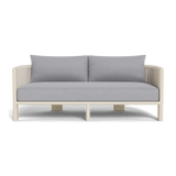 Palm Beach Aluminium 2 Seat Sofa | Aluminium Bone, Panama Cloud, Rope Shell