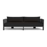 Palm Beach Aluminium 3 Seat Sofa | Aluminium Asteroid, Copacabana Midnight, Rope Dark Grey