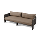 Palm Beach Aluminium 3 Seat Sofa | Aluminium Asteroid, Copacabana Midnight, Rope Dark Grey