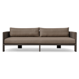 Palm Beach Aluminium 3 Seat Sofa | Aluminium Asteroid, Copacabana Midnight, Rope Dark Grey