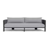 Palm Beach Aluminium 3 Seat Sofa | Aluminium Asteroid, Panama Cloud, Rope Dark Grey