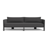 Palm Beach Aluminium 3 Seat Sofa | Aluminium Asteroid, Panama Grafito, Rope Dark Grey