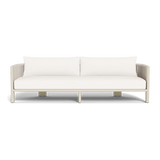 Palm Beach Aluminium 3 Seat Sofa | Aluminium Bone, Panama Blanco, Rope Shell