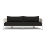 Palm Beach Aluminium 3 Seat Sofa | Aluminium White, Copacabana Midnight, Rope Shell