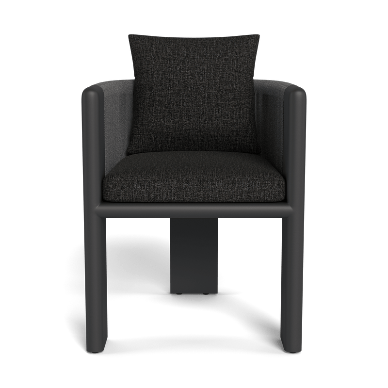 Palm Beach Aluminium Dining Chair | Aluminium Asteroid, Copacabana Midnight, Rope Dark Grey