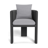 Palm Beach Aluminium Dining Chair | Aluminium Asteroid, Panama Cloud, Rope Dark Grey