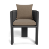 Palm Beach Aluminium Dining Chair | Aluminium Asteroid, Panama Coco, Rope Dark Grey