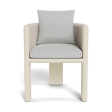 Palm Beach Aluminium Dining Chair | Aluminium Bone, Copacabana Sand, Rope Shell