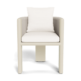 Palm Beach Aluminium Dining Chair | Aluminium Bone, Panama Blanco, Rope Shell