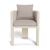 Palm Beach Aluminium Dining Chair | Aluminium Bone, Panama Marble, Rope Shell