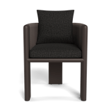 Palm Beach Aluminium Dining Chair | Aluminium Bronze, Copacabana Midnight, Rope Umber