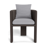 Palm Beach Aluminium Dining Chair | Aluminium Bronze, Panama Cloud, Rope Umber