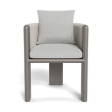 Palm Beach Aluminium Dining Chair | Aluminium Taupe, Copacabana Sand, Rope Shell