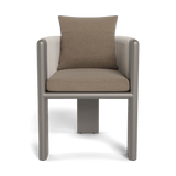 Palm Beach Aluminium Dining Chair | Aluminium Taupe, Panama Coco, Rope Shell