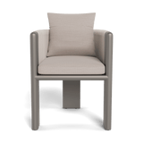 Palm Beach Aluminium Dining Chair | Aluminium Taupe, Panama Marble, Rope Shell