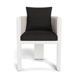 Palm Beach Aluminium Dining Chair | Aluminium White, Copacabana Midnight, Rope Shell