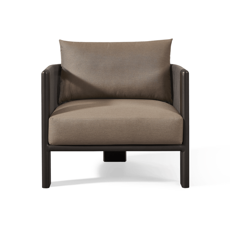 Palm Beach Aluminium Lounge Chair | Aluminium Asteroid, Copacabana Midnight, Rope Dark Grey