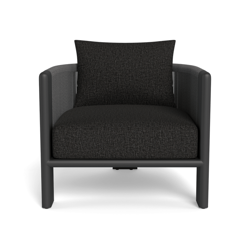 Palm Beach Aluminium Lounge Chair | Aluminium Asteroid, Copacabana Midnight, Rope Dark Grey