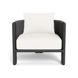 Palm Beach Aluminium Lounge Chair | Aluminium Asteroid, Panama Blanco, Rope Dark Grey