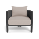 Palm Beach Aluminium Lounge Chair | Aluminium Asteroid, Panama Marble, Rope Dark Grey